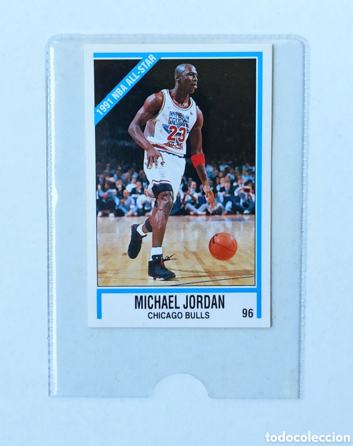 Coleccionismo deportivo: MICHAEL JORDAN ALL STAR 1991 CROMO 96 SIN PEGAR