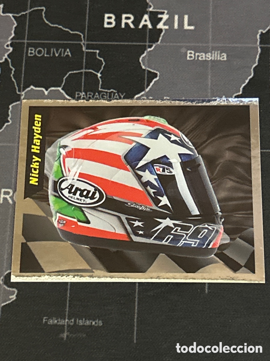 Coleccionismo deportivo: CASCO LETRA U NICKY HAYDEN (HONDA) FIVESTORE MEDIASET MOTOGP MOTO GP 2015 15