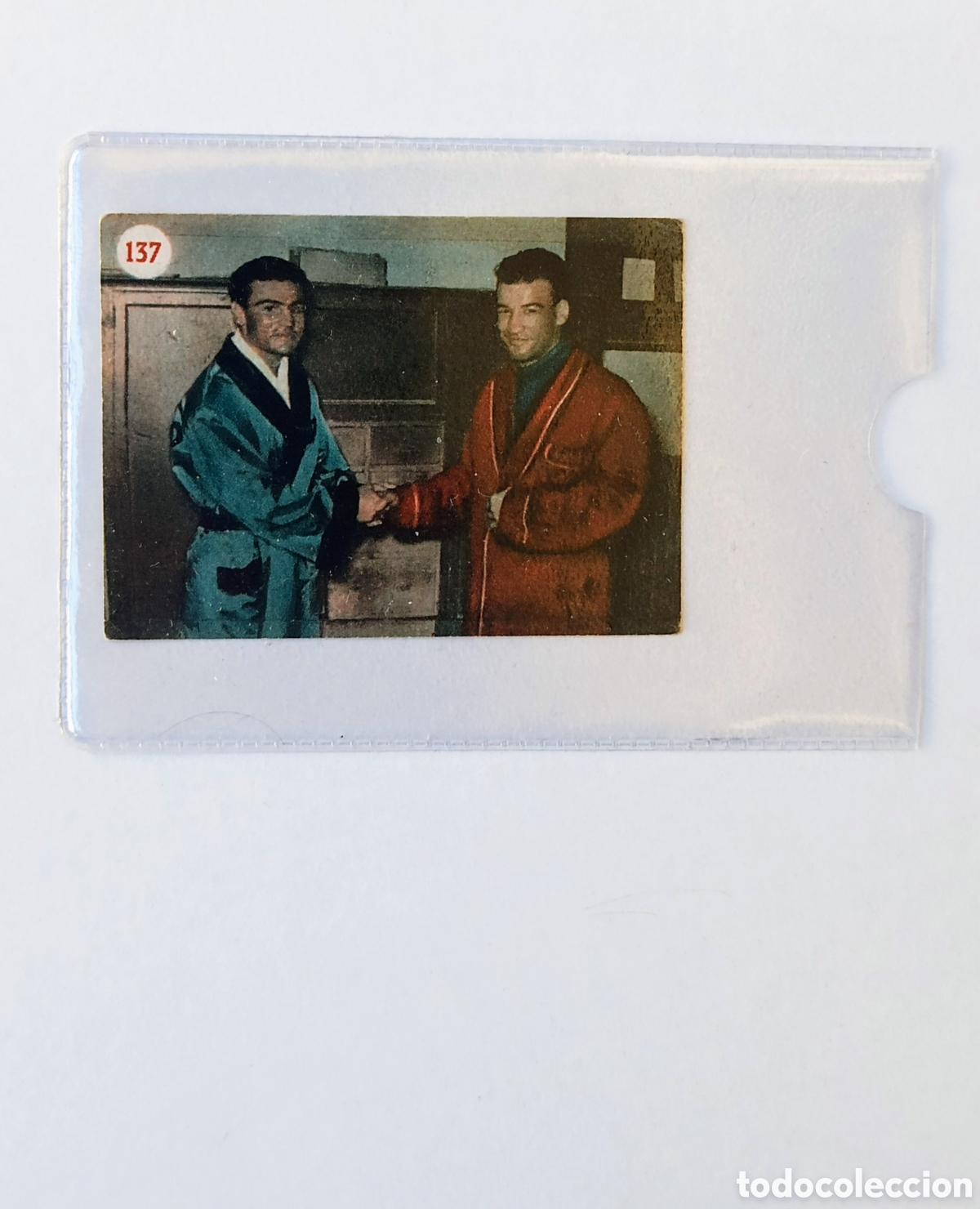 Colecionismo desportivo: BOXEO ESCENAS DEPORTIVAS 137 FHER 1953 AGUSTIN ARGOTE VS OROZCO