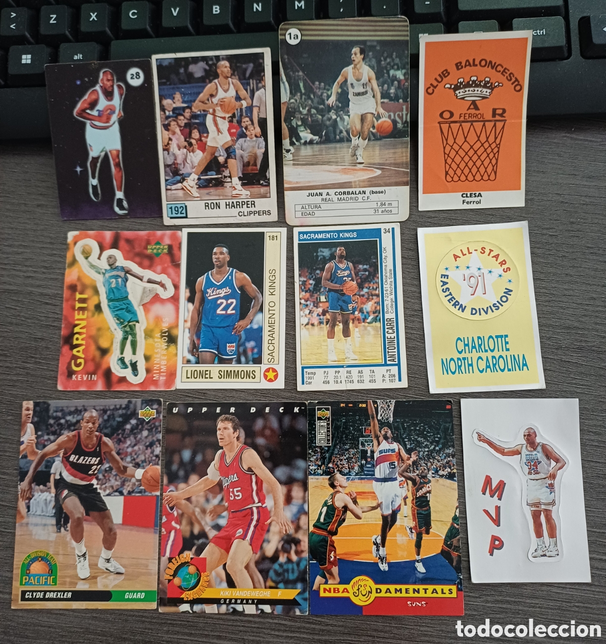Collezionismo sportivo: Lote 29 cromos baloncesto, basketball.