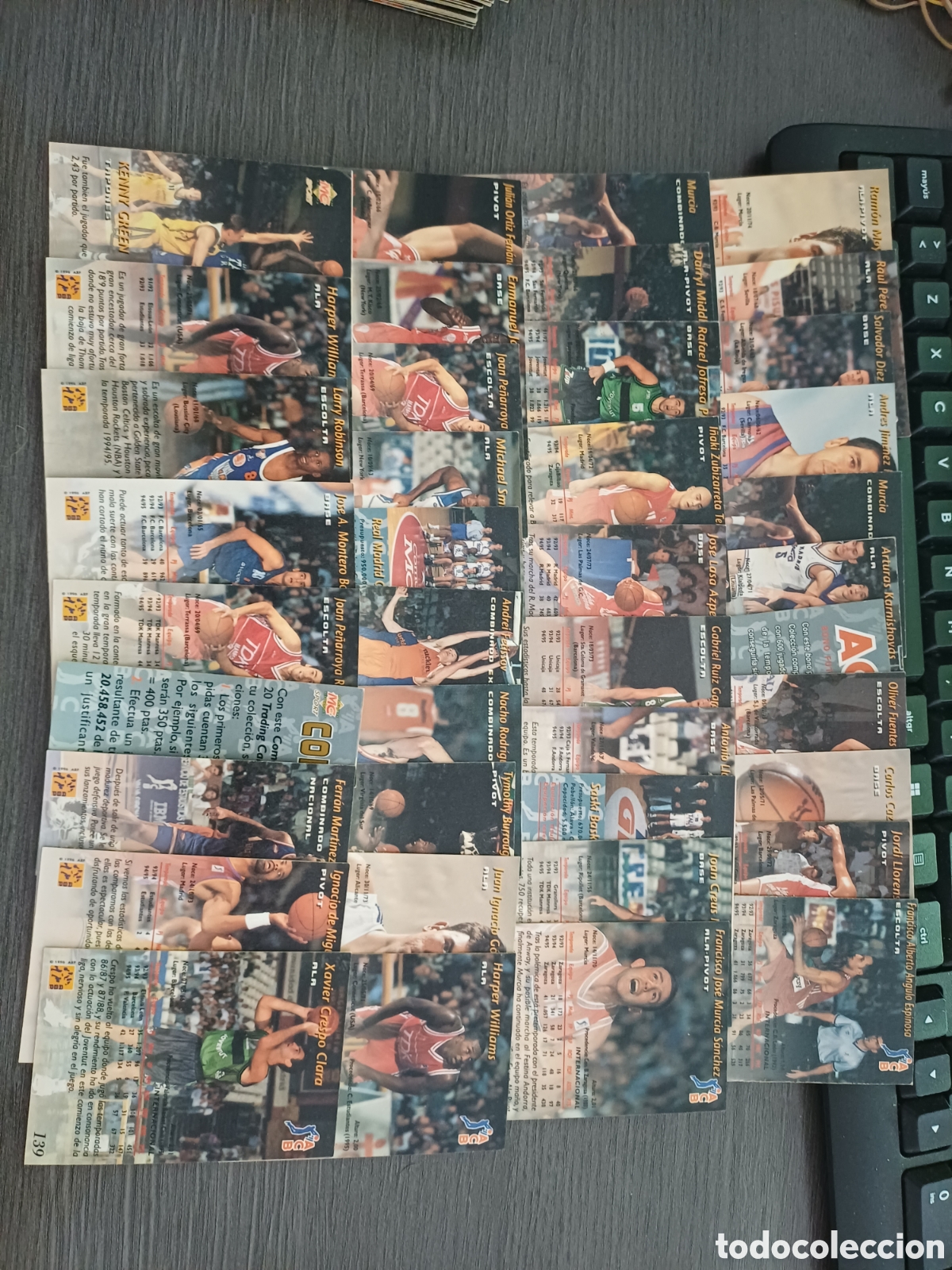 Collezionismo sportivo: Lote 73 cromos liga ACB, MUNDICROMO, 1996