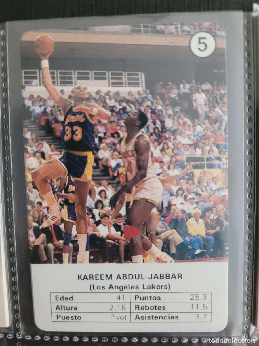 Coleccionismo deportivo: 1988 CARD NBA KAREEM ABDUL JABBAR LOS ANGELES LAKERS # 5 FOURNIER
