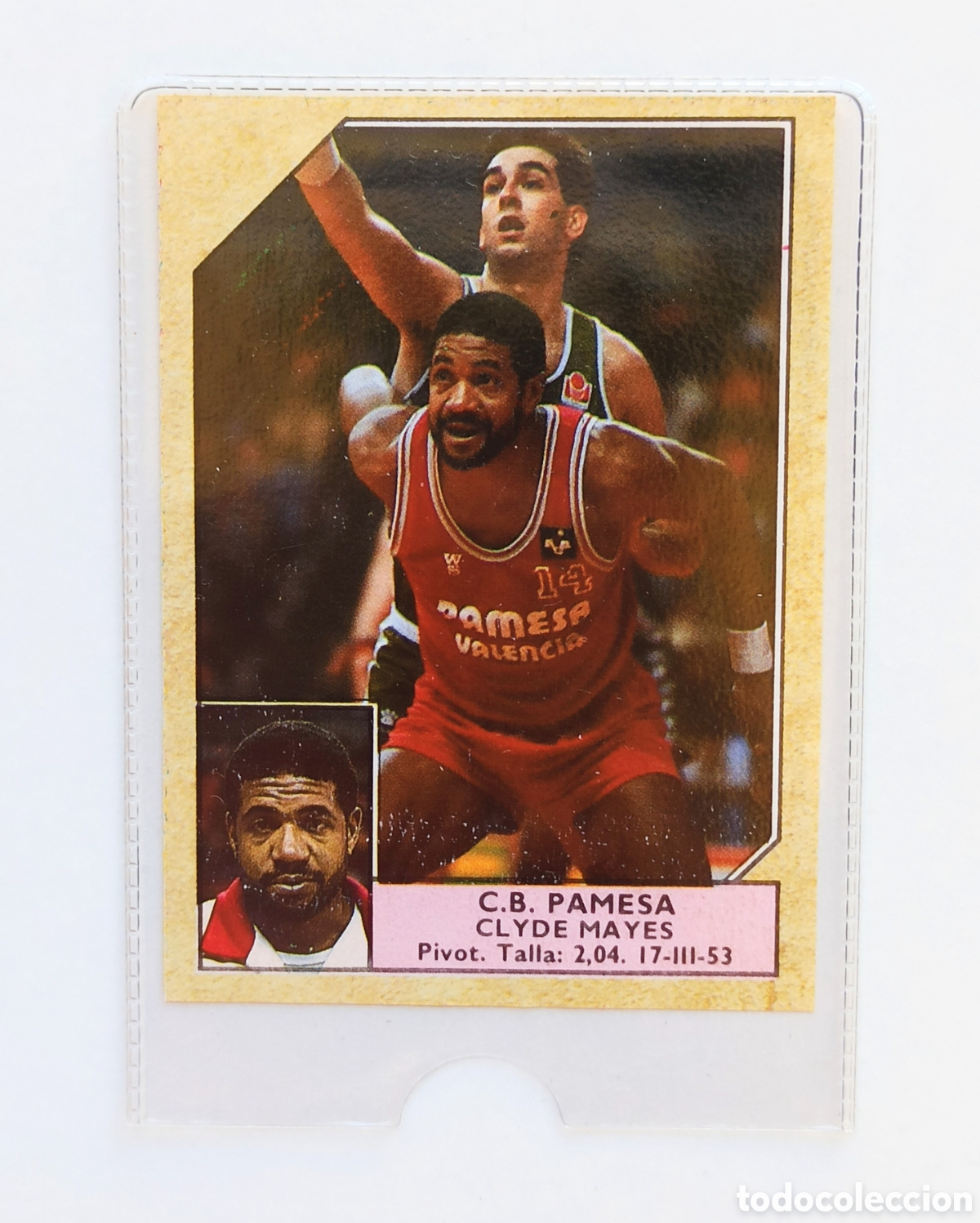 Collezionismo sportivo: CLYDE MAYES 129 CONVERSE ACB PAMESA LIGA 89