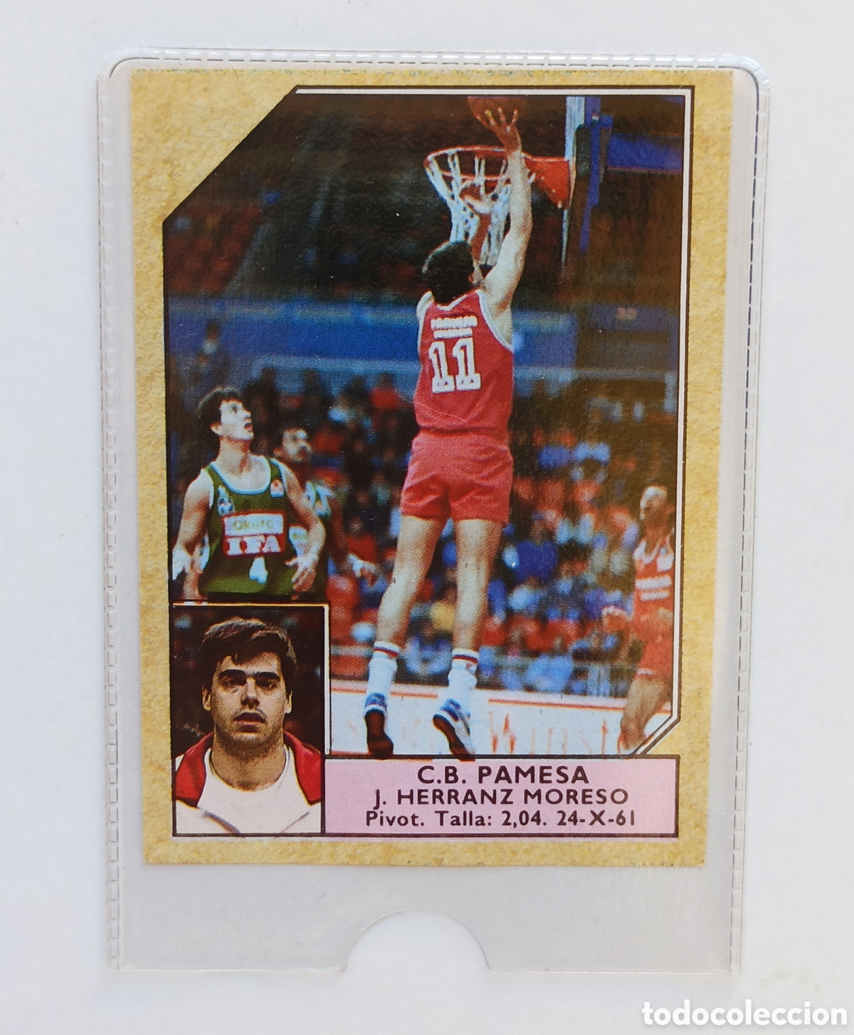 Collezionismo sportivo: J. HERRANZ MORESO 132 ACB PAMESA LIGA 89
