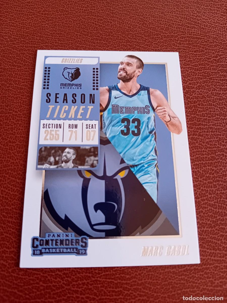 Sports collectibles: Card 80 Marc Gasol Contenders 2018-19