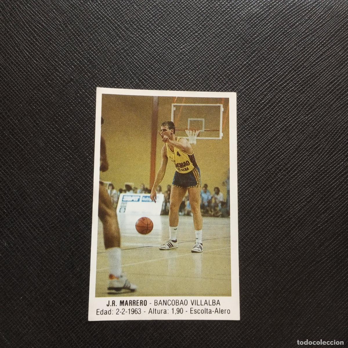 Sports collectibles: 2 MARRERO BANCOBAO VILLALBA MERCHANTE 1987 1988 CROMO 87 88 BALONCESTO - SIN PEGAR - A191 PG1