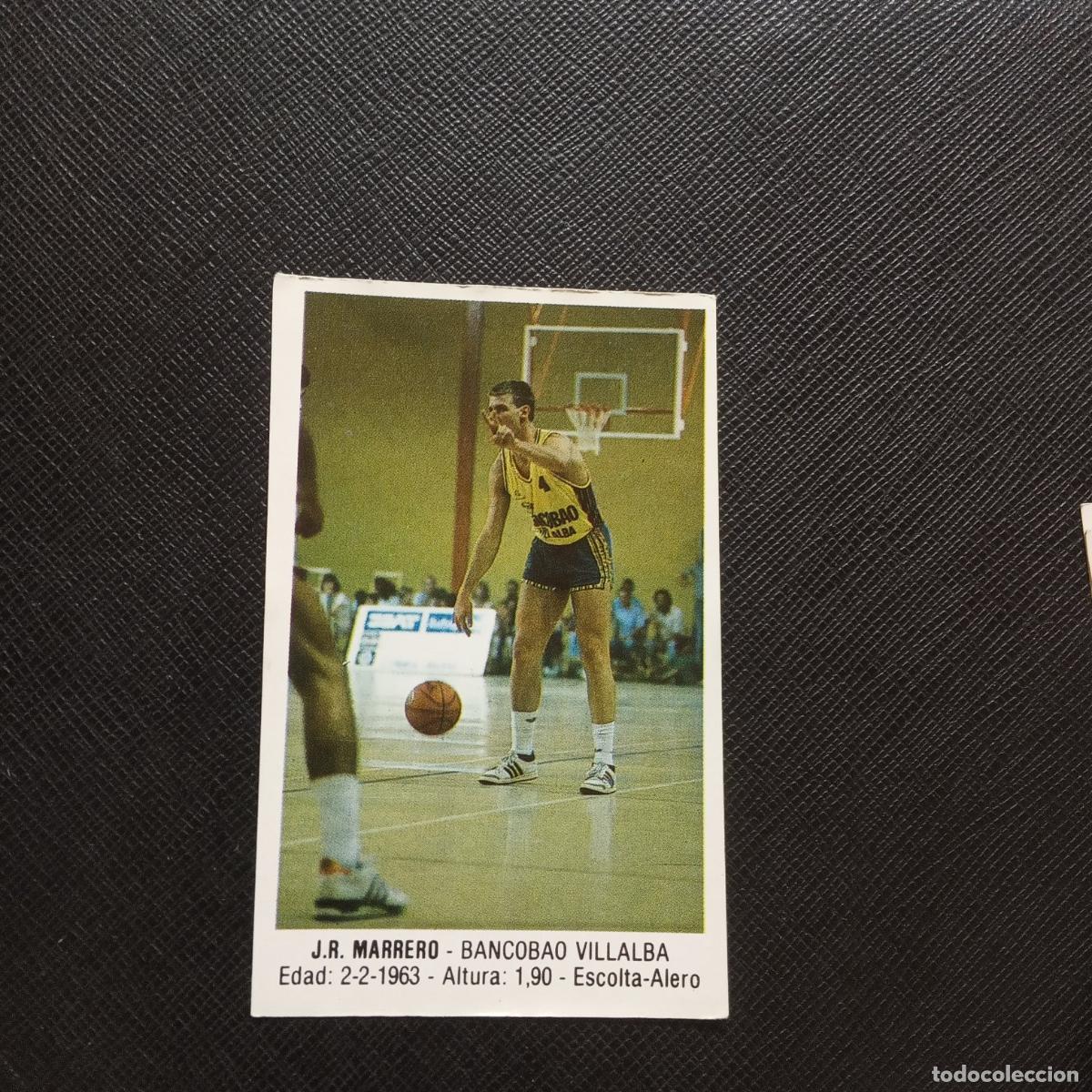 Sports collectibles: 2 MARRERO BANCOBAO VILLALBA MERCHANTE 1987 1988 CROMO 87 88 BALONCESTO - SIN PEGAR - A191 PG1 B