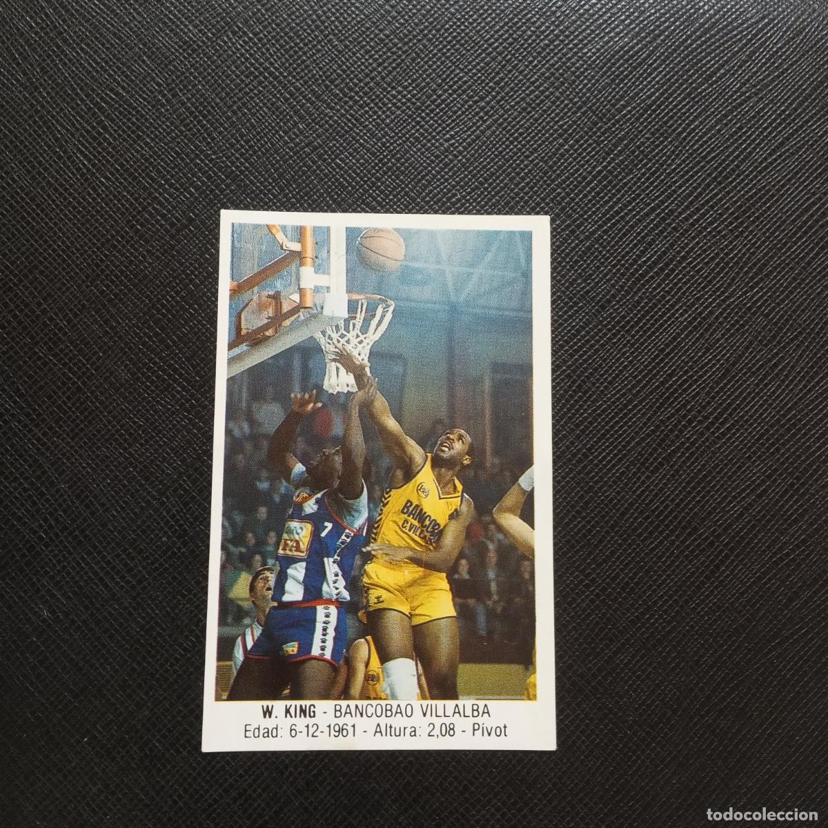 Sports collectibles: 5 W KING BANCOBAO VILLALBA MERCHANTE 1987 1988 CROMO 87 88 BALONCESTO - SIN PEGAR - A191 PG1