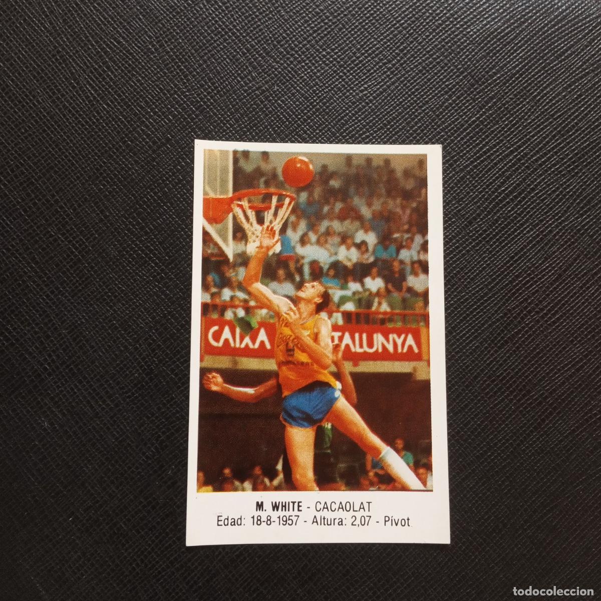 Sports collectibles: 19 W WHITE CACAOLAT MERCHANTE 1987 1988 CROMO 87 88 BALONCESTO - SIN PEGAR - A191 BPG1
