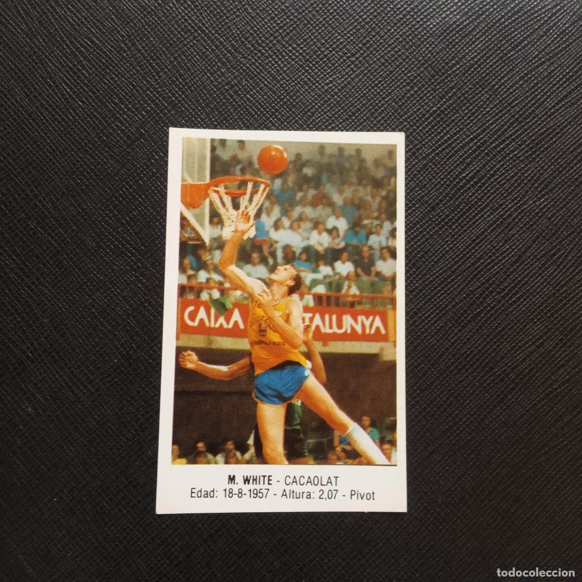 Sports collectibles: 19 W WHITE CACAOLAT MERCHANTE 1987 1988 CROMO 87 88 BALONCESTO - SIN PEGAR - A191 PG1 B