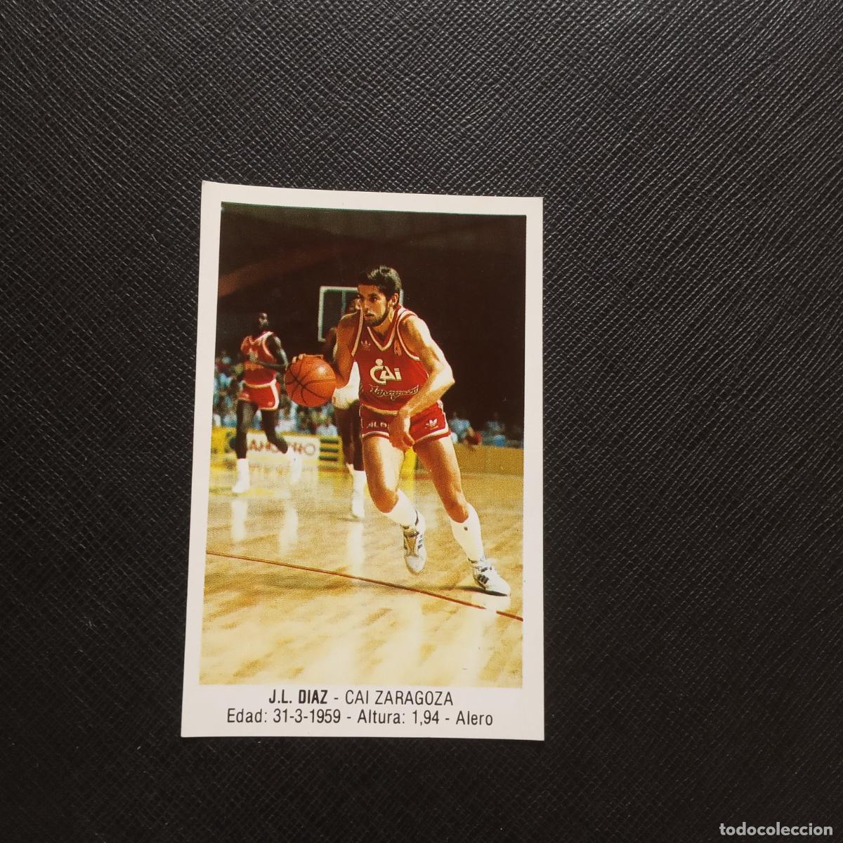 Sammelleidenschaft Sport: 24 J L DIAZ CAI ZARAGOZA MERCHANTE 1987 1988 CROMO 87 88 BALONCESTO - SIN PEGAR - A191 PG28 B