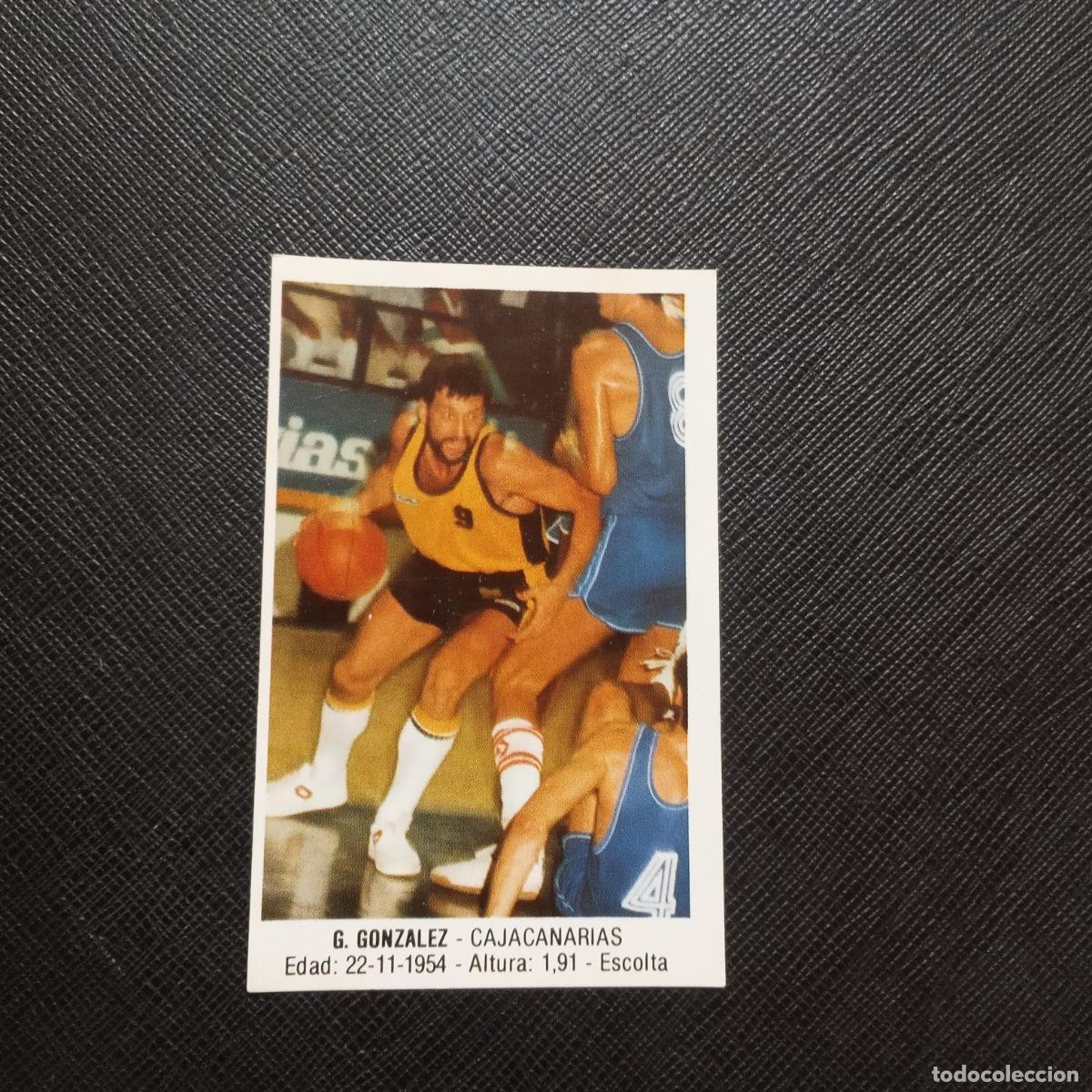 Sammelleidenschaft Sport: 31 G GONZALEZ CAJACANARIAS MERCHANTE 1987 1988 CROMO 87 88 BALONCESTO - SIN PEGAR - A191 PG28 B