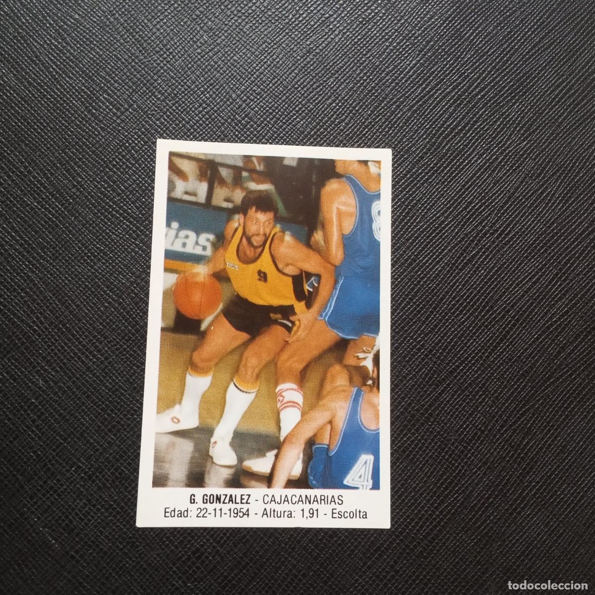 Sammelleidenschaft Sport: 31 G GONZALEZ CAJACANARIAS MERCHANTE 1987 1988 CROMO 87 88 BALONCESTO - SIN PEGAR - A191 PG37