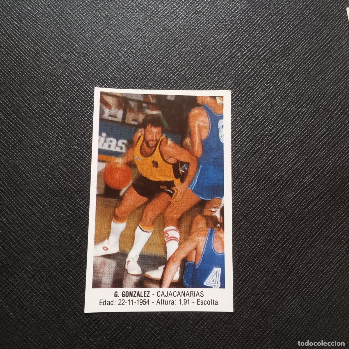 Sammelleidenschaft Sport: 31 G GONZALEZ CAJACANARIAS MERCHANTE 1987 1988 CROMO 87 88 BALONCESTO - SIN PEGAR - A191 PG37 B