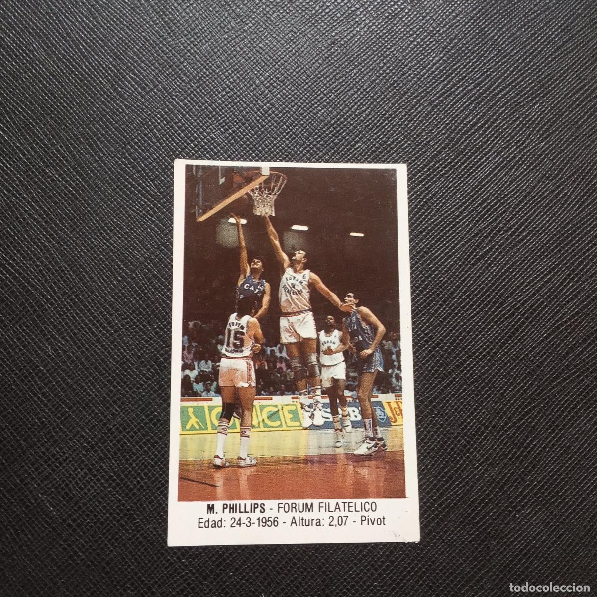 Sports collectibles: 55 M PHILLIPS FORUM FILATELICO MERCHANTE 1987 1988 CROMO 87 88 BALONCESTO - SIN PEGAR - A191 PG55