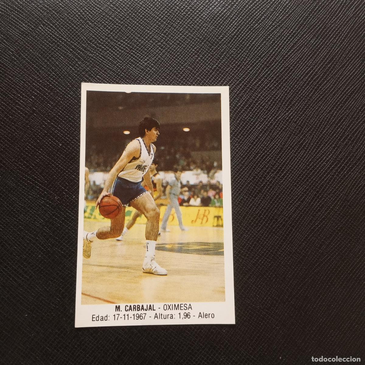 Sports collectibles: 74 CARBAJAL OXIMESA MERCHANTE 1987 1988 CROMO 87 88 BALONCESTO - SIN PEGAR - A191 PG82