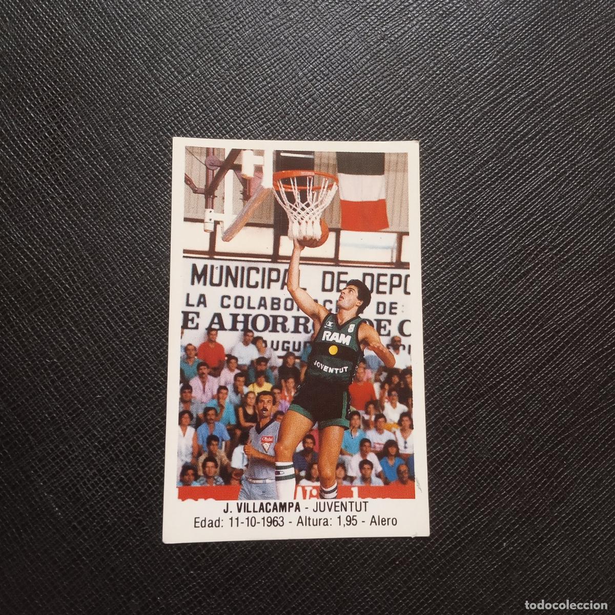 Sports collectibles: 87 VILLACAMPA JUVENTUT MERCHANTE 1987 1988 CROMO 87 88 BALONCESTO - SIN PEGAR - A191 PG118