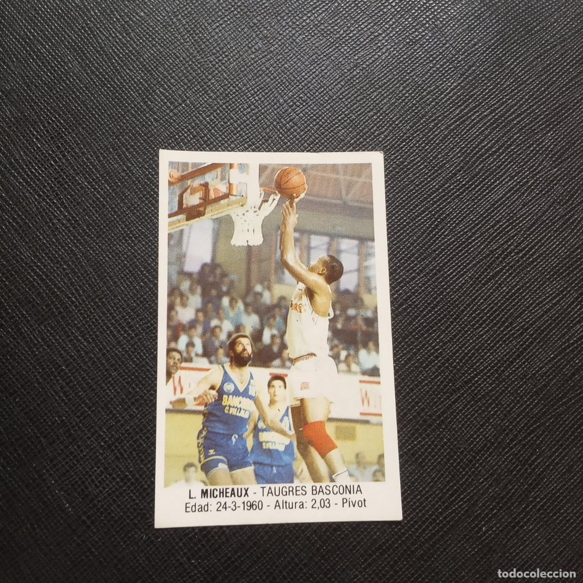 Sports collectibles: 111 MICHEAUX TAUGRES BASCONIA MERCHANTE 1987 1988 CROMO 87 88 BALONCESTO - SIN PEGAR - A191 PG163