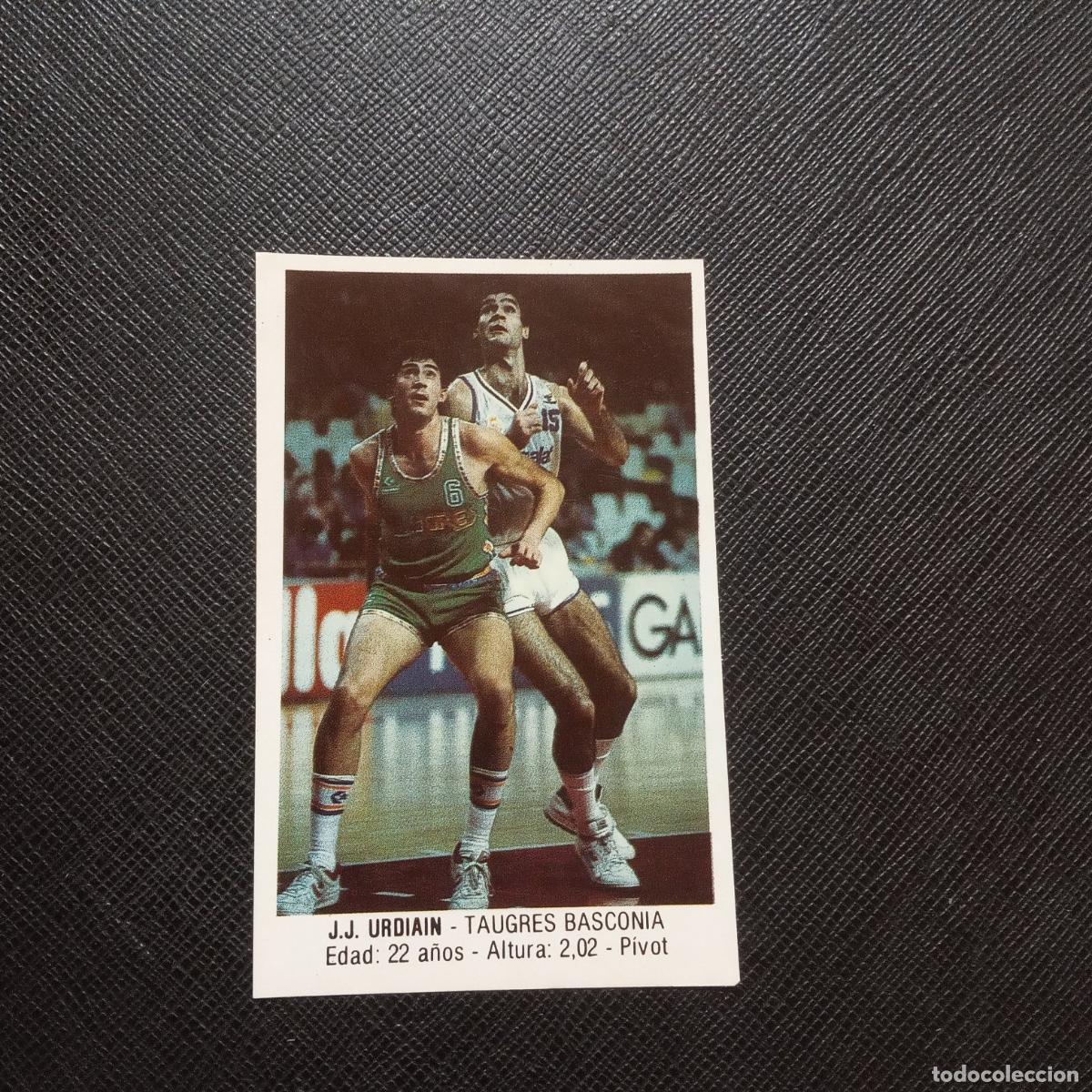 Sports collectibles: 112 URDIAIN TAUGRES BASCONIA MERCHANTE 1987 1988 CROMO 87 88 BALONCESTO - SIN PEGAR - A191 PG172 B
