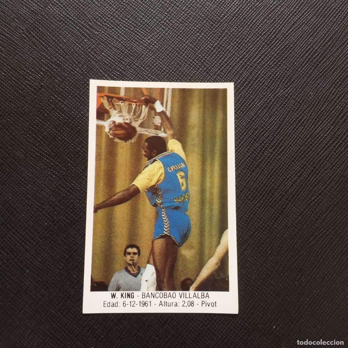 Sports collectibles: 122 W KING BANCOBAO VILLALBA MERCHANTE 1987 1988 CROMO 87 88 BALONCESTO - SIN PEGAR - A191 PG172 B