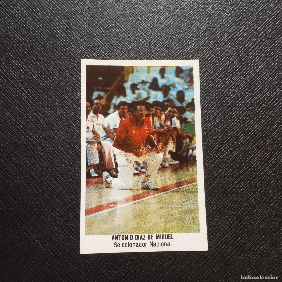 Sports collectibles: 129 ANTONIO DIAZ DE MIGUEL MERCHANTE 1987 1988 CROMO 87 88 BALONCESTO - SIN PEGAR - A191 PG199