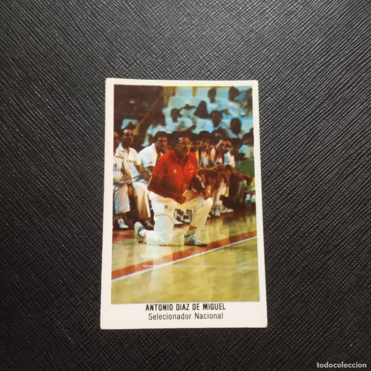Collezionismo sportivo: 129 ANTONIO DIAZ DE MIGUEL MERCHANTE 1987 1988 CROMO 87 88 BALONCESTO - SIN PEGAR - A191 PG199 B