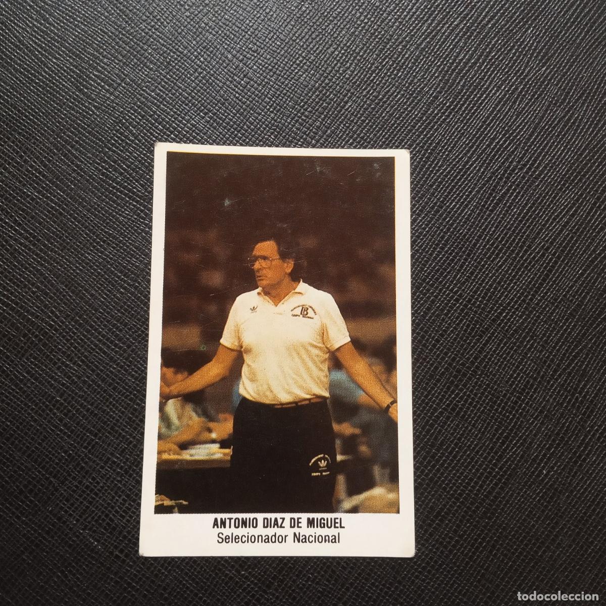 Collezionismo sportivo: 130 ANTONIO DIAZ DE MIGUEL MERCHANTE 1987 1988 CROMO 87 88 BALONCESTO - SIN PEGAR - A191 PG199