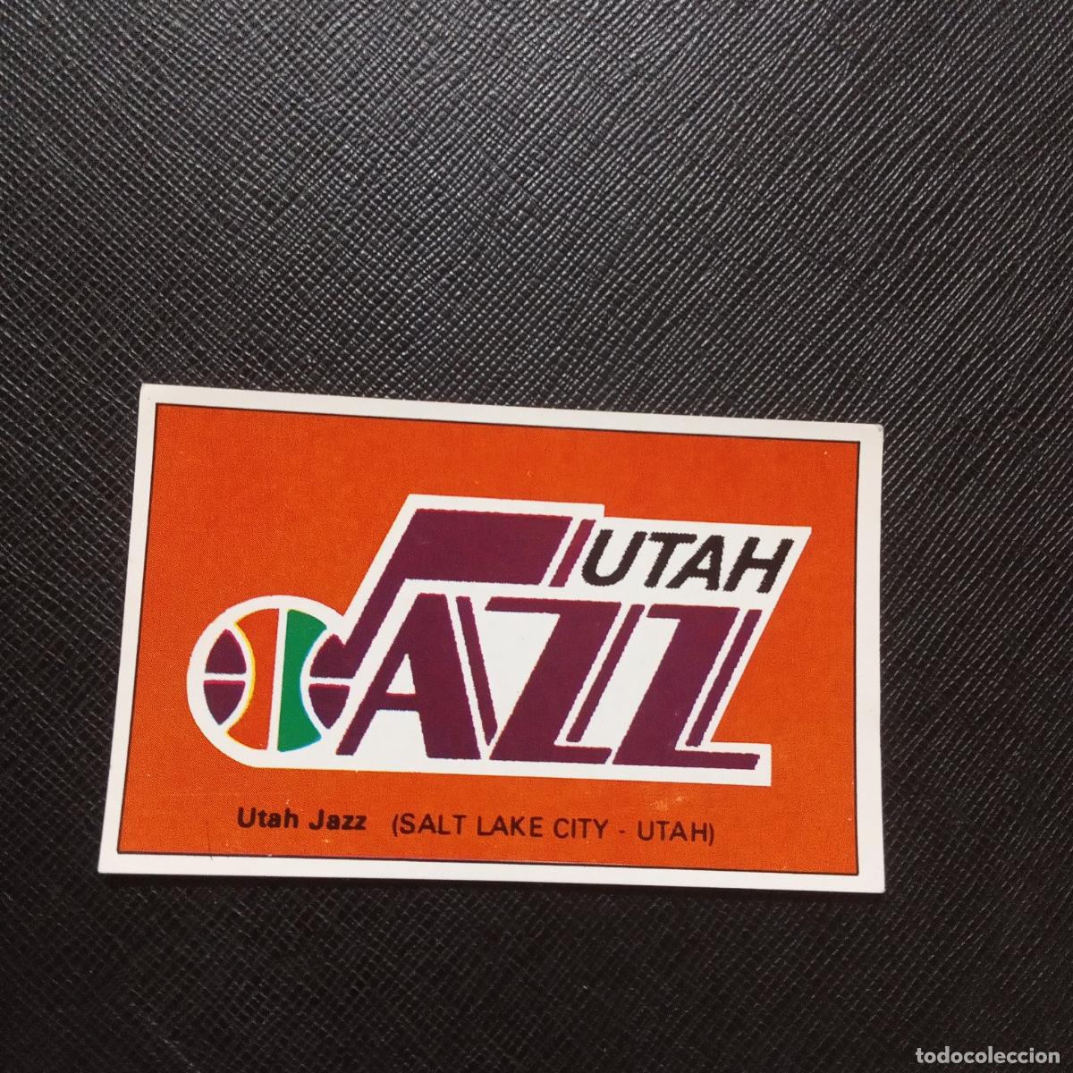 Sports collectibles: 175 UTAH JAZZ ESCUDO NBA MERCHANTE 1987 1988 CROMO 87 88 BALONCESTO - SIN PEGAR - A191 PG280