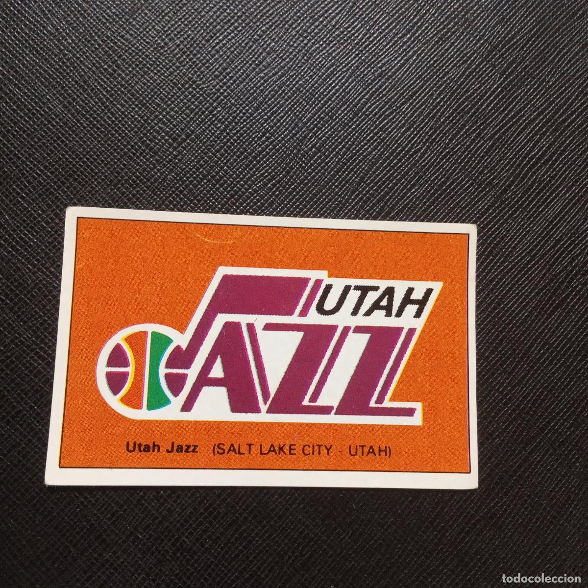 Sports collectibles: 175 UTAH JAZZ ESCUDO NBA MERCHANTE 1987 1988 CROMO 87 88 BALONCESTO - SIN PEGAR - A191 PG280 B