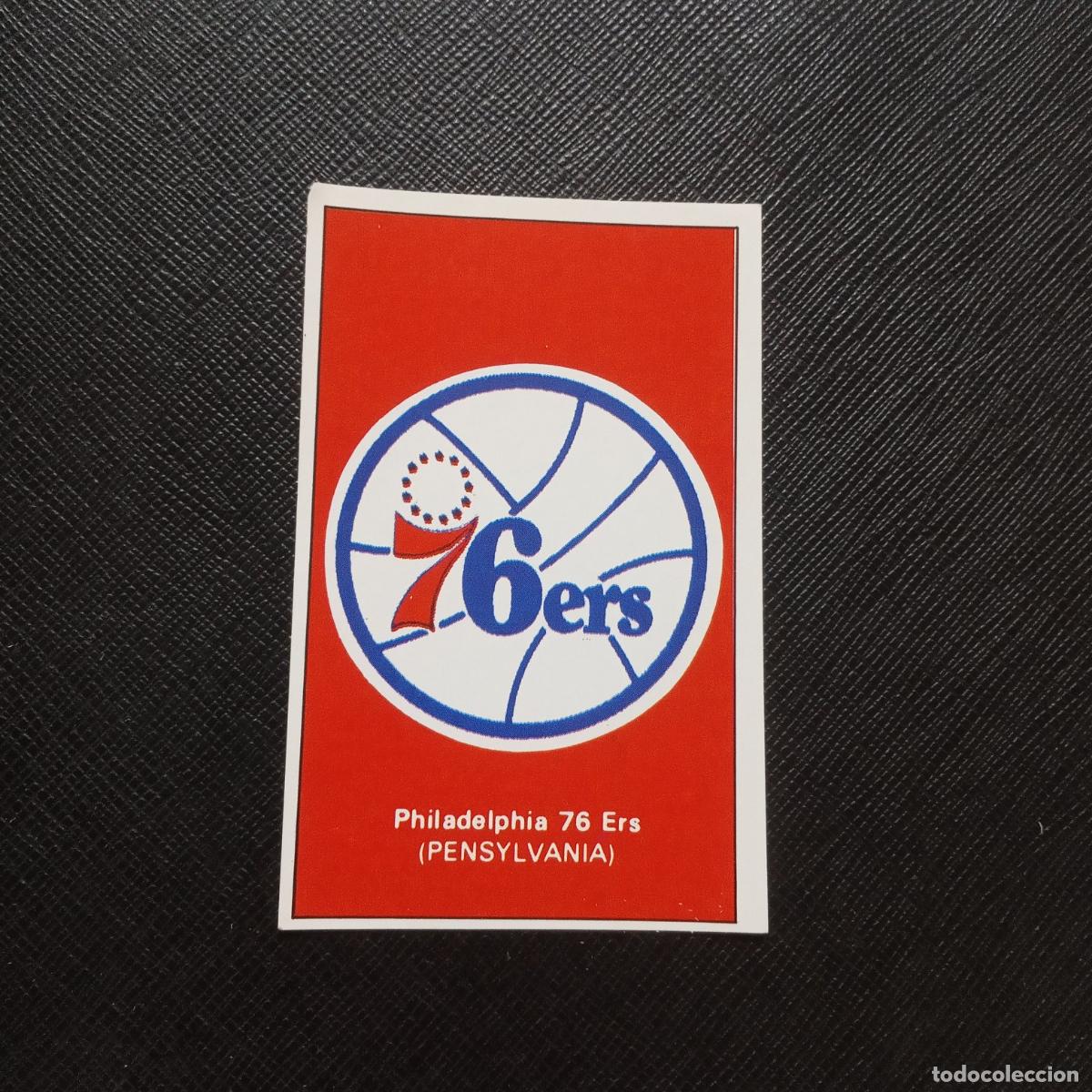 Sports collectibles: 192 PHILADESLPHIA 76 ERS ESCUDO NBA MERCHANTE 1987 1988 87 88 BALONCESTO - SIN PEGAR - A191 PG307 B