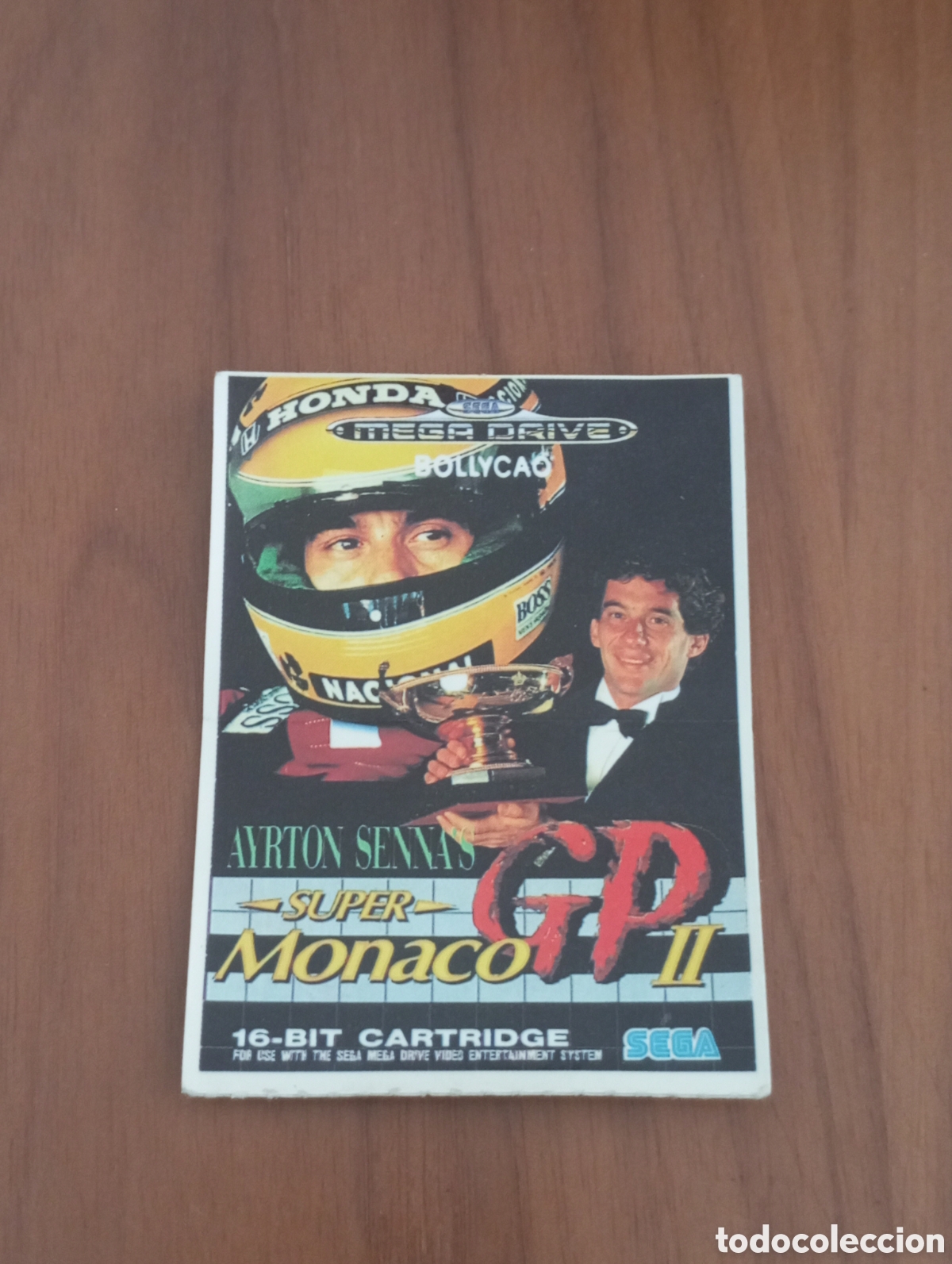 Sports collectibles: AYRTON SENNA CROMO SIN PEGAR COLECCI&Oacute;N BOLLYCAO SEGA SUPER MONACO GP II 1992