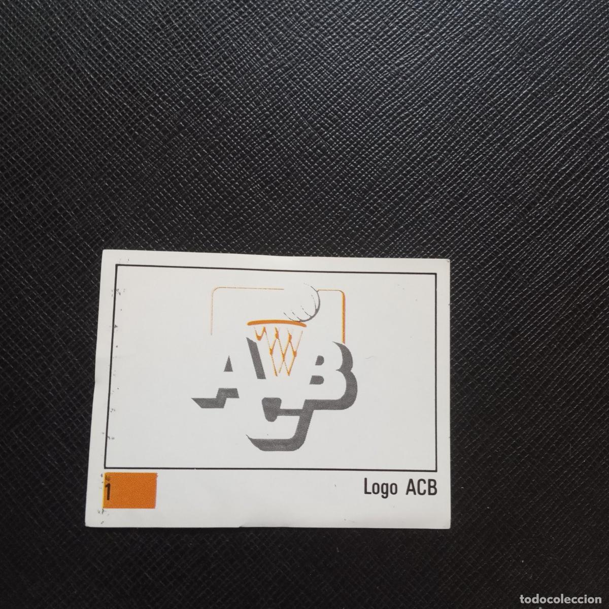 Sports collectibles: 1 LOGO ACB PANINI BASKET 90 LIGA ACB BALONCESTO 1990 CROMO - SIN PEGAR - A199 PG10