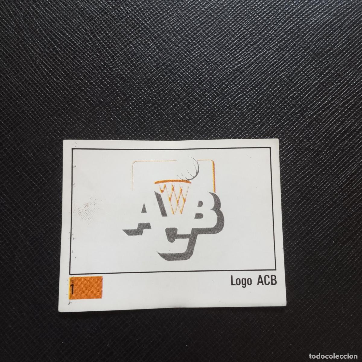 Sports collectibles: 1 LOGO ACB PANINI BASKET 90 LIGA ACB BALONCESTO 1990 CROMO - SIN PEGAR - A199 PG19
