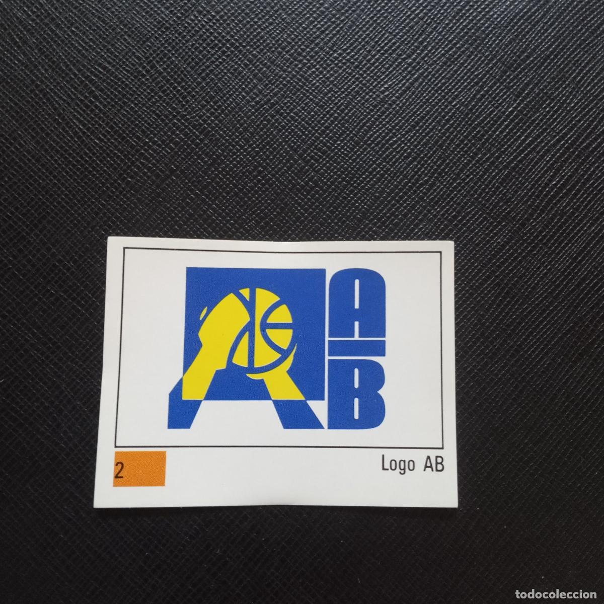 Sports collectibles: 2 LOGO AB PANINI BASKET 90 LIGA ACB BALONCESTO 1990 CROMO - SIN PEGAR - A199 PG19