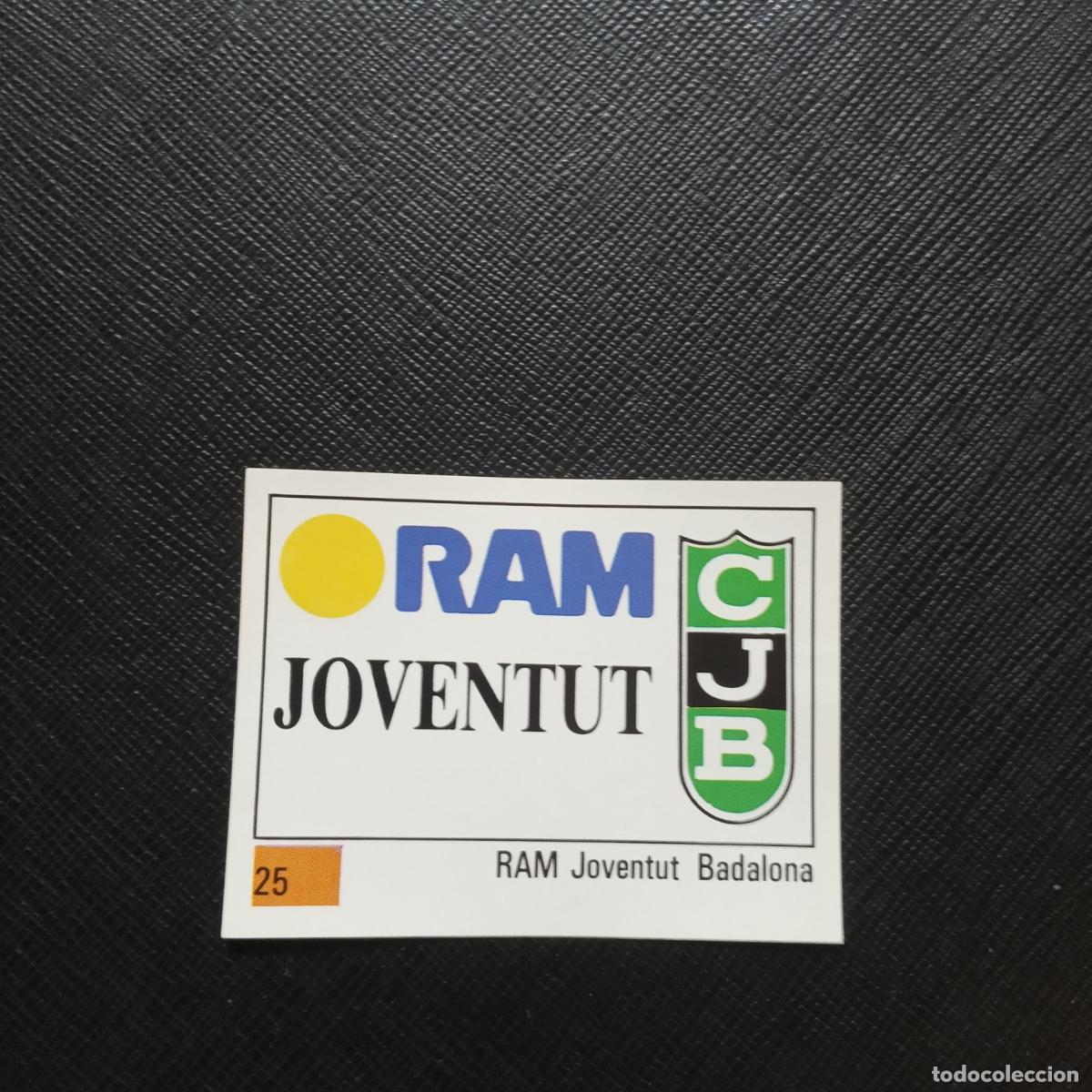 Sports collectibles: 25 RAM JOVENTUT BADALONA PANINI BASKET 90 LIGA ACB BALONCESTO 1990 - SIN PEGAR - A199 PG37
