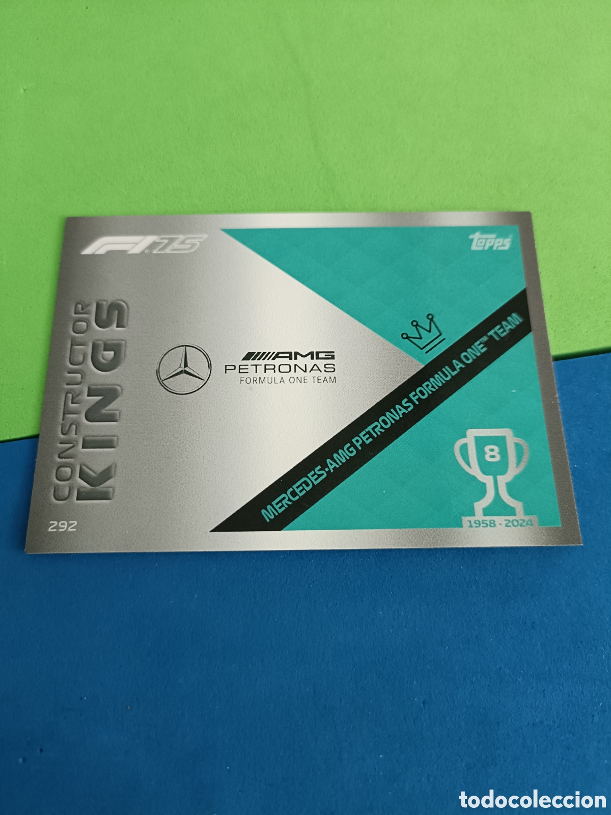 Colecionismo desportivo: Topps TURBO ATTAX 2025 F&Oacute;RMULA 1 - 292 Petronas