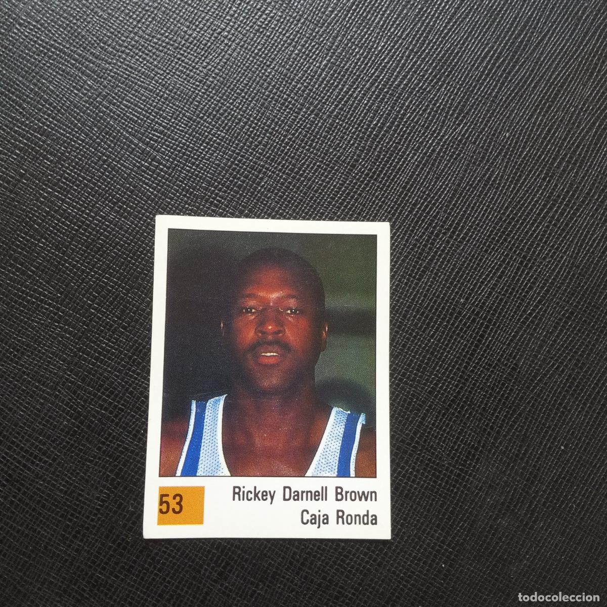 Coleccionismo deportivo: 53 DARNELL BROWN CAJA RONDA PANINI BASKET 90 LIGA ACB BALONCESTO 1990 - SIN PEGAR - A199 PG55