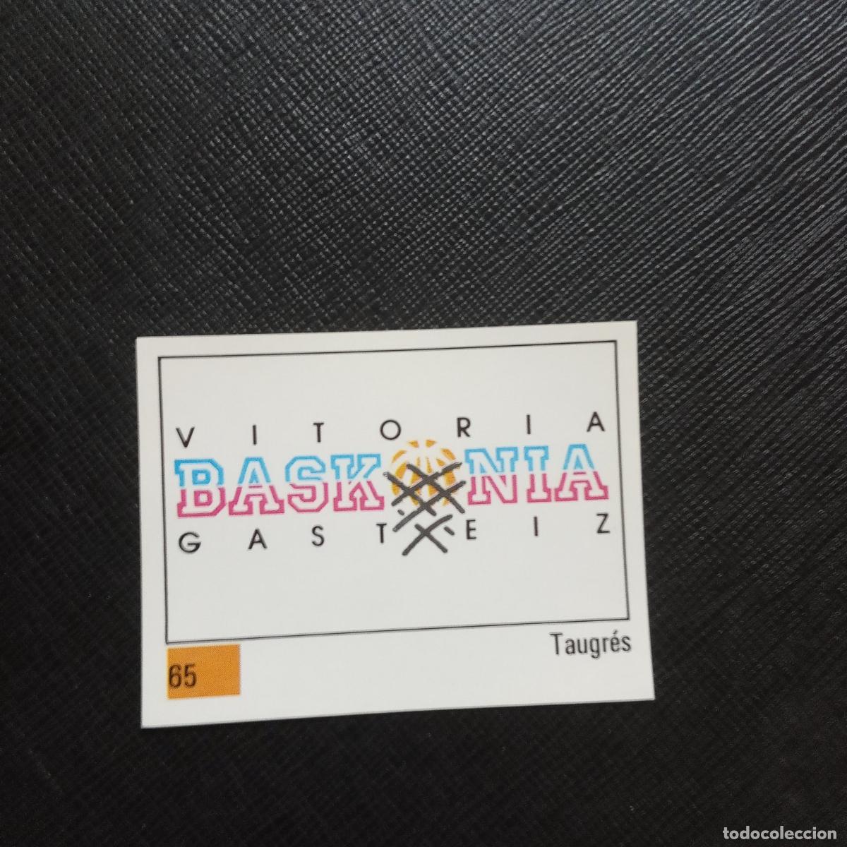 Coleccionismo deportivo: 65 ESCUDO TAUGRES PANINI BASKET 90 LIGA ACB BALONCESTO 1990 - SIN PEGAR - A199 PG82 B