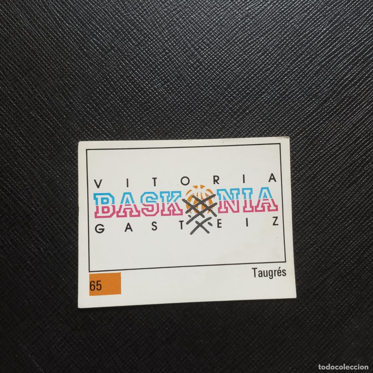 Coleccionismo deportivo: 65 ESCUDO TAUGRES PANINI BASKET 90 LIGA ACB BALONCESTO 1990 - SIN PEGAR - A199 PG91