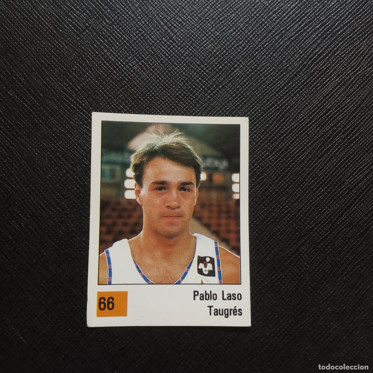Coleccionismo deportivo: 66 PABLO LASO TAUGRES PANINI BASKET 90 LIGA ACB BALONCESTO 1990 - SIN PEGAR - A199 PG91