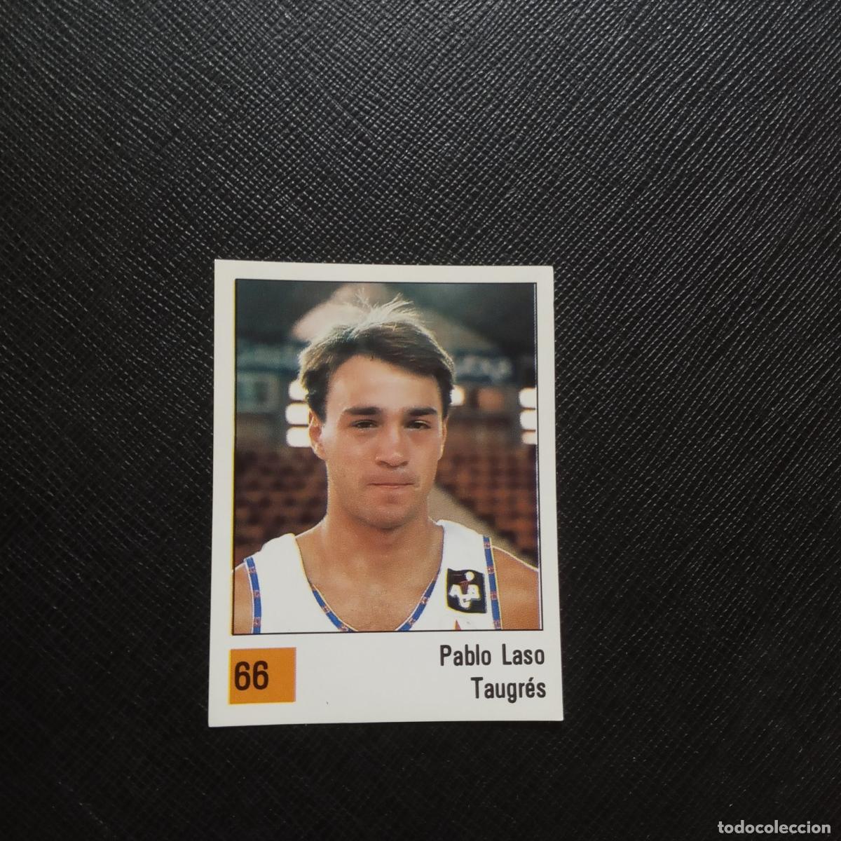 Coleccionismo deportivo: 66 PABLO LASO TAUGRES PANINI BASKET 90 LIGA ACB BALONCESTO 1990 - SIN PEGAR - A199 PG64