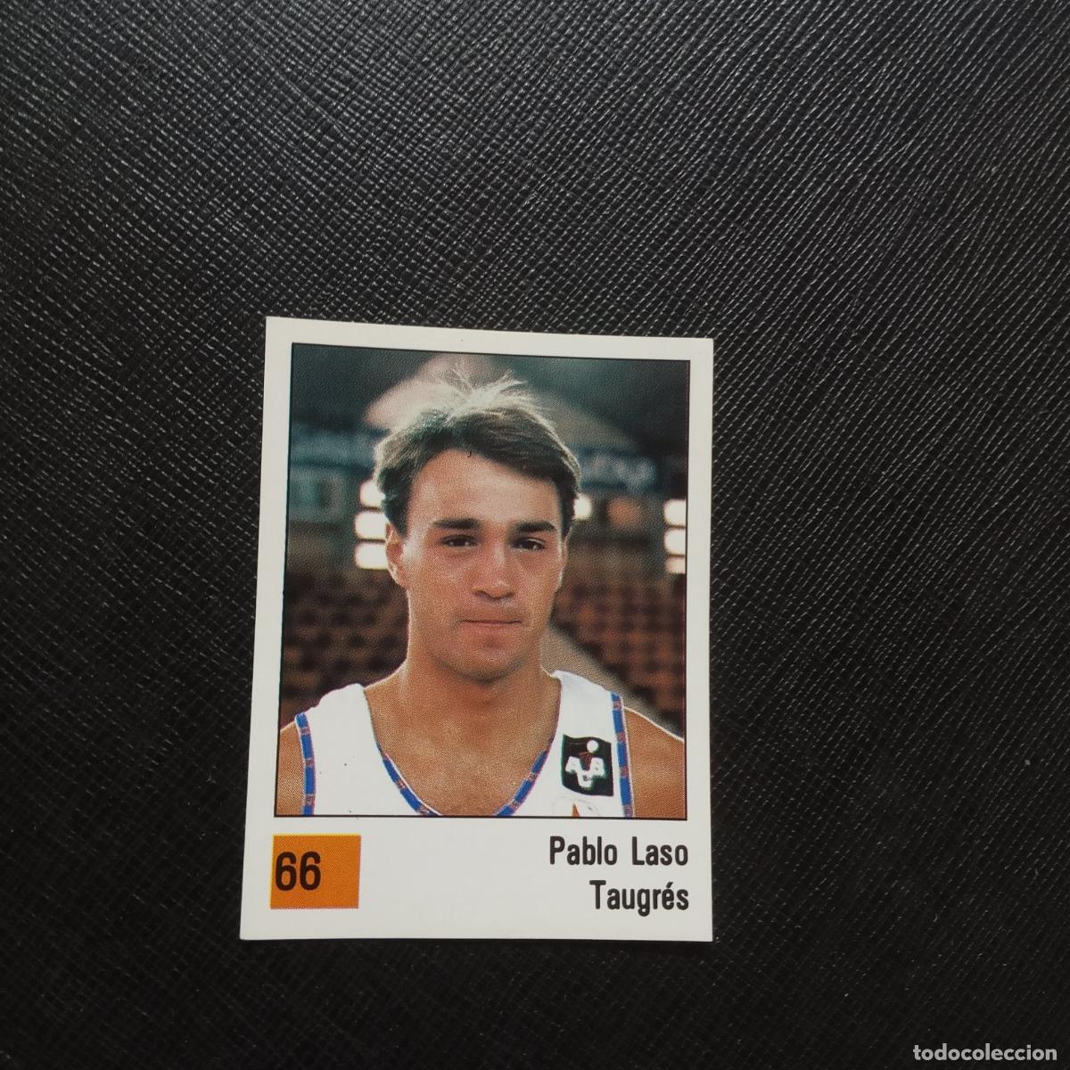 Coleccionismo deportivo: 66 PABLO LASO TAUGRES PANINI BASKET 90 LIGA ACB BALONCESTO 1990 - SIN PEGAR - A199 PG64 B