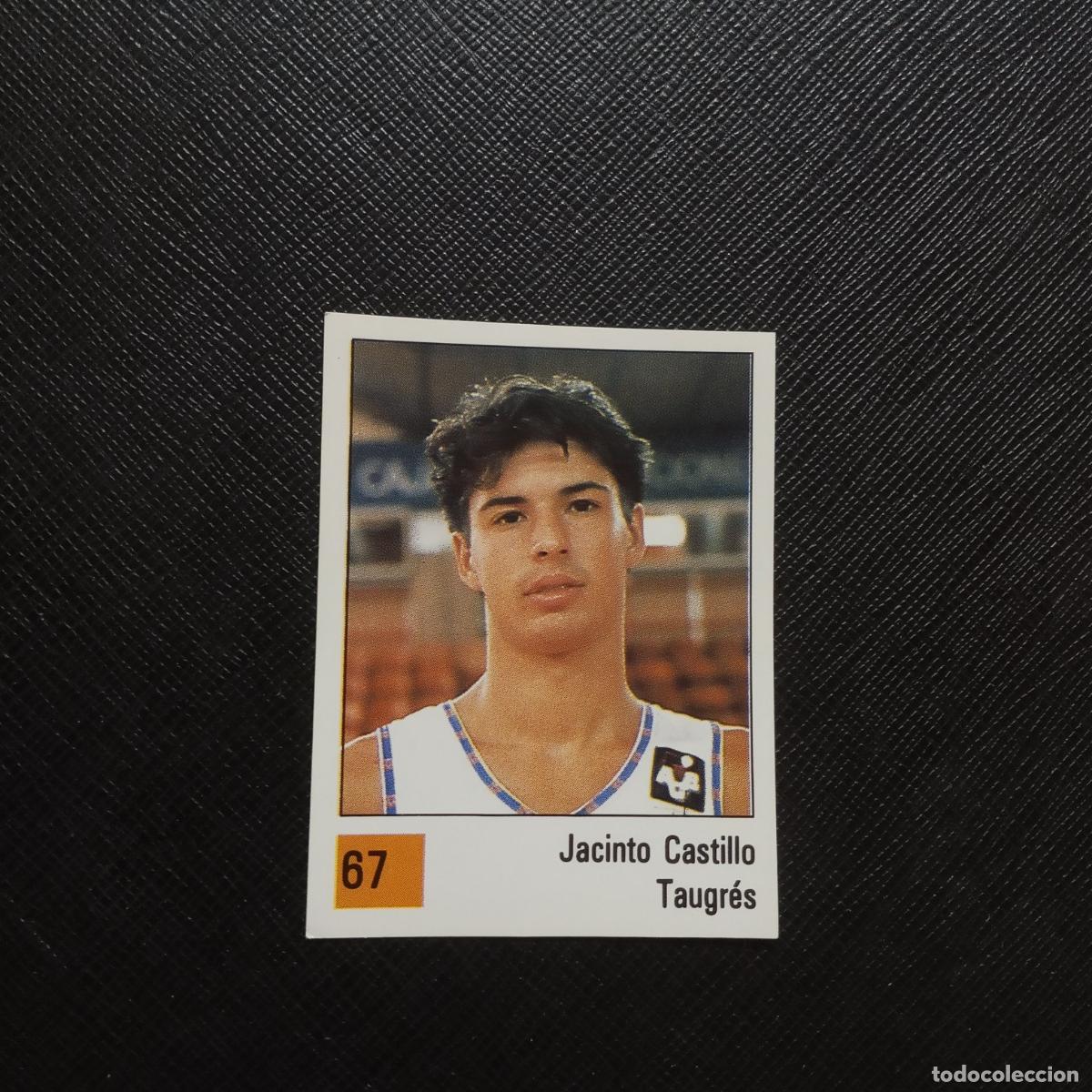 Coleccionismo deportivo: 67 JACINTO CASTILLO TAUGRES PANINI BASKET 90 LIGA ACB BALONCESTO 1990 - SIN PEGAR - A199 PG64