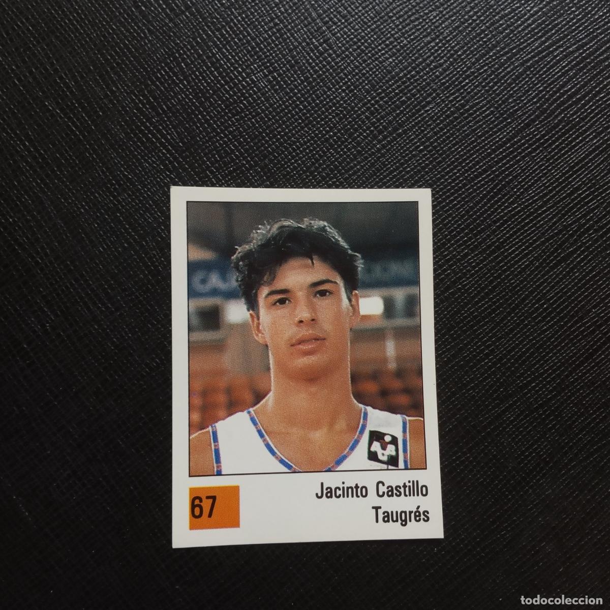 Coleccionismo deportivo: 67 JACINTO CASTILLO TAUGRES PANINI BASKET 90 LIGA ACB BALONCESTO 1990 - SIN PEGAR - A199 PG64 B