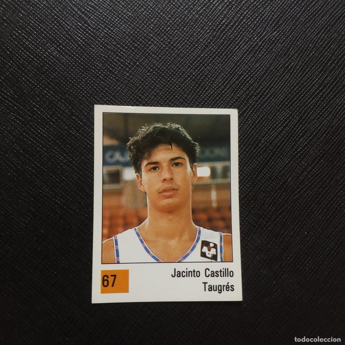 Coleccionismo deportivo: 67 JACINTO CASTILLO TAUGRES PANINI BASKET 90 LIGA ACB BALONCESTO 1990 - SIN PEGAR - A199 PG73