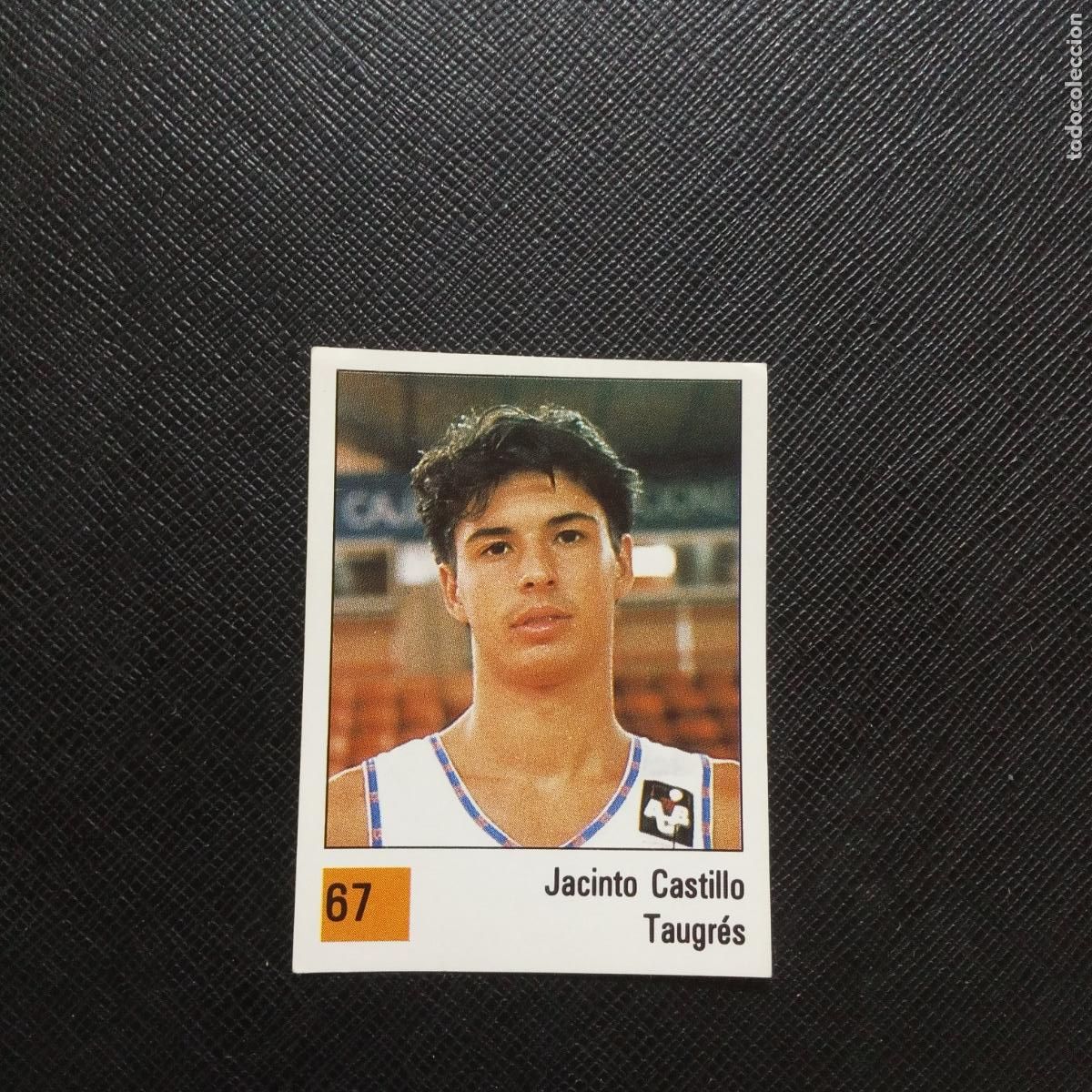 Coleccionismo deportivo: 67 JACINTO CASTILLO TAUGRES PANINI BASKET 90 LIGA ACB BALONCESTO 1990 - SIN PEGAR - A199 PG73 B