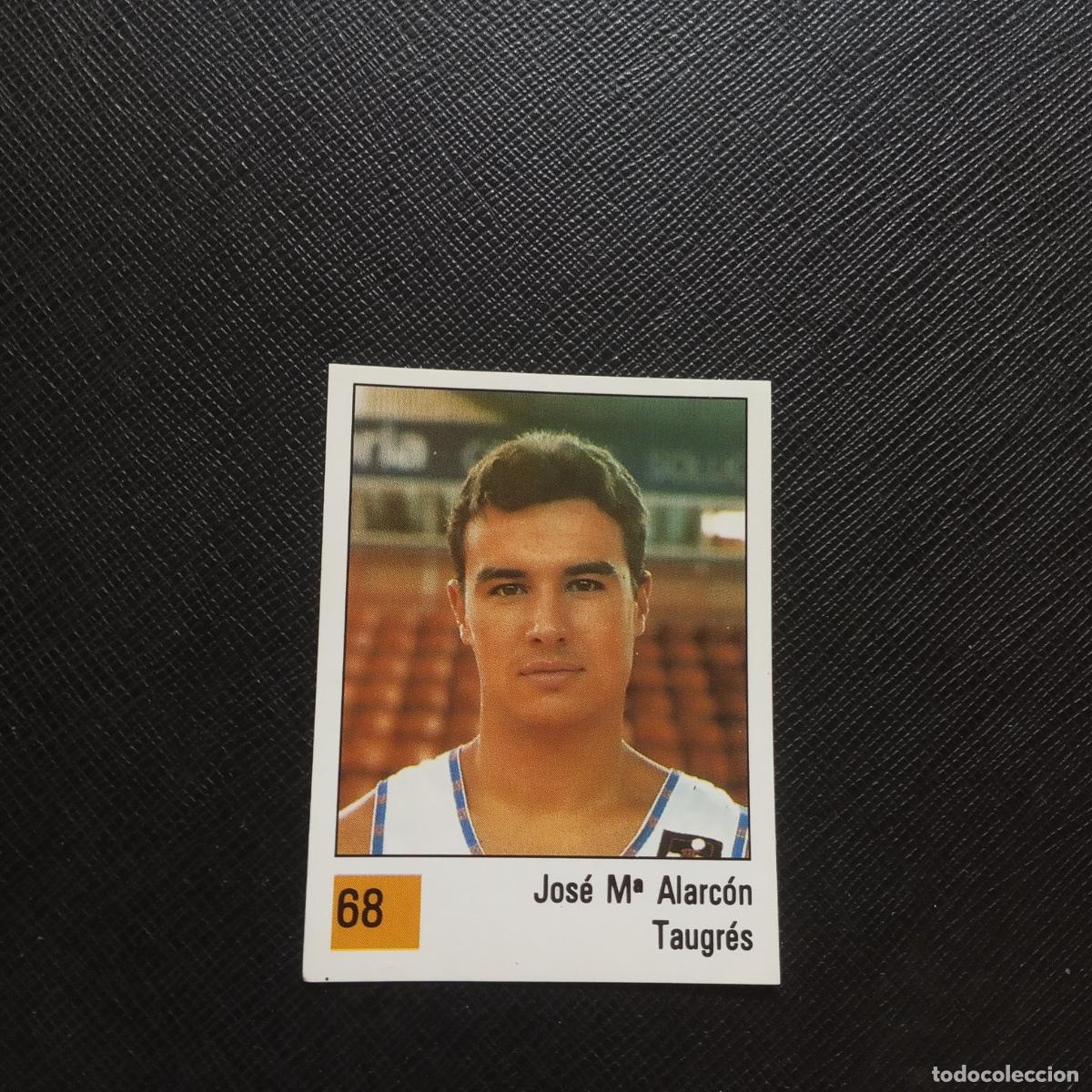 Coleccionismo deportivo: 68 JOSE M ALARCON TAUGRES PANINI BASKET 90 LIGA ACB BALONCESTO 1990 - SIN PEGAR - A199 PG73