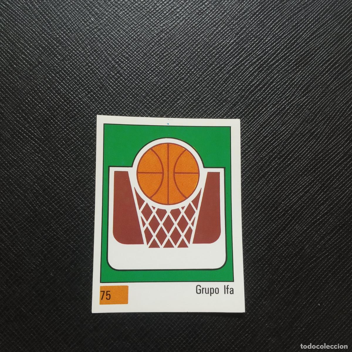 Collezionismo sportivo: 75 ESCUDO GRUPO IFA PANINI BASKET 90 LIGA ACB BALONCESTO 1990 - SIN PEGAR - A199 PG82