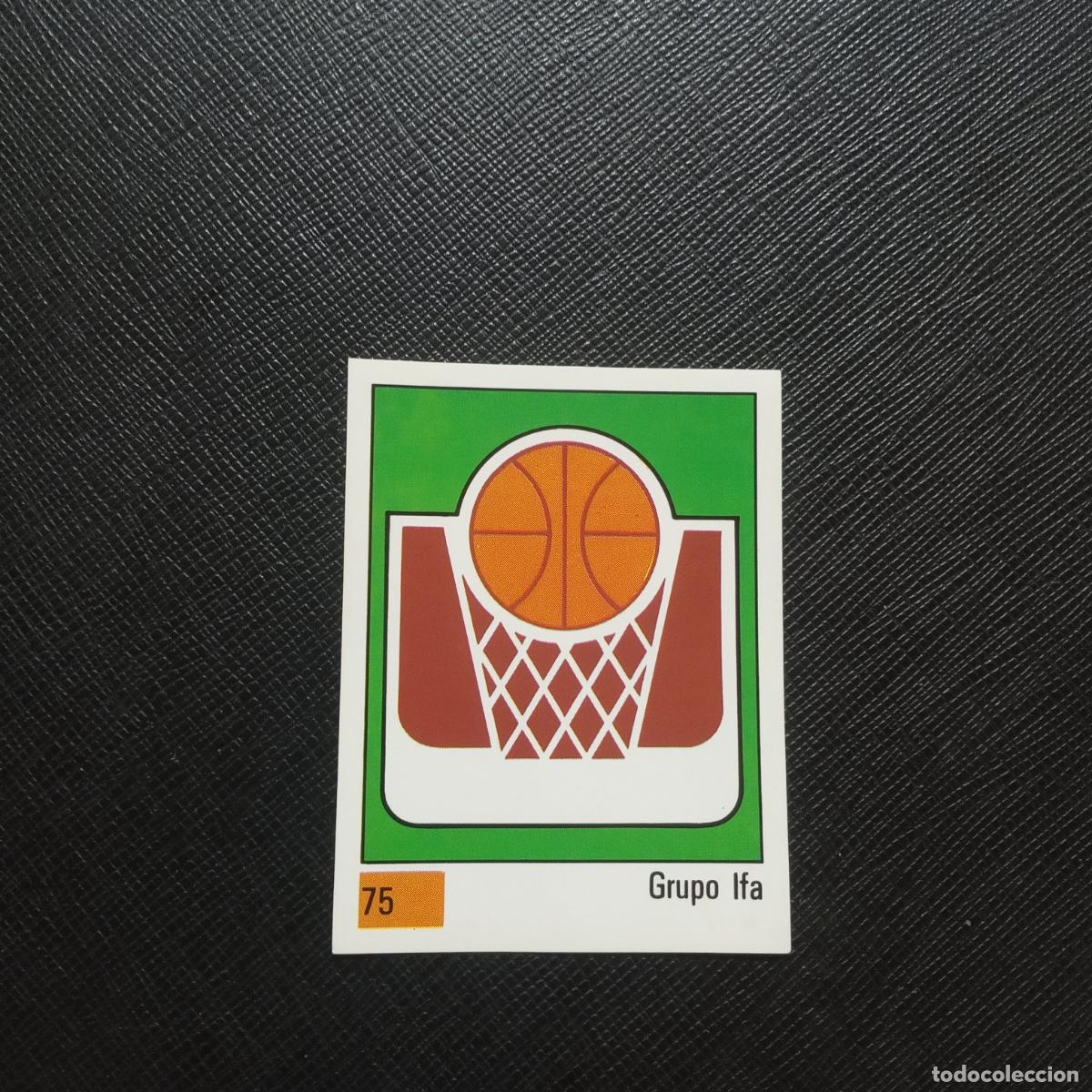 Collezionismo sportivo: 75 ESCUDO GRUPO IFA PANINI BASKET 90 LIGA ACB BALONCESTO 1990 - SIN PEGAR - A199 PG82 B