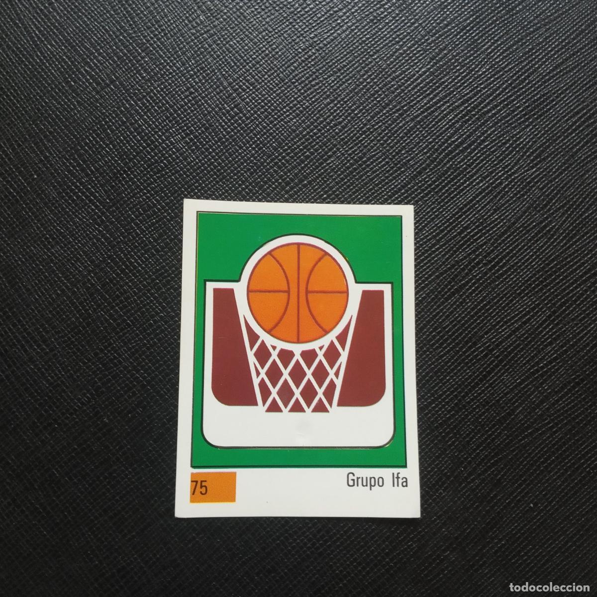 Collezionismo sportivo: 75 ESCUDO GRUPO IFA PANINI BASKET 90 LIGA ACB BALONCESTO 1990 - SIN PEGAR - A199 PG91